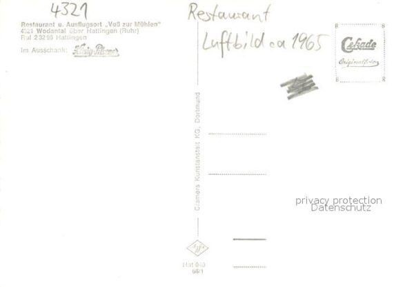 Hattingen Ruhr Restaurant und Ausflugsort Voss zur Muehlen im Wodantal – Bild 2