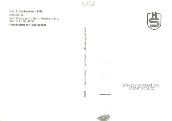 Kempen Niederrhein Altenheim Parkansicht mit Speisesaal – Bild 2