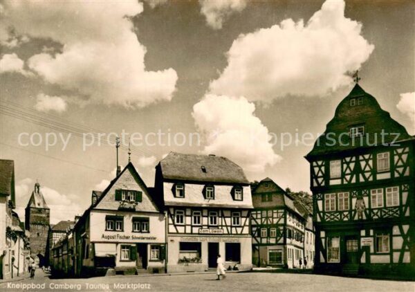 Camberg Bad Marktplatz Fachwerkhaeuser
