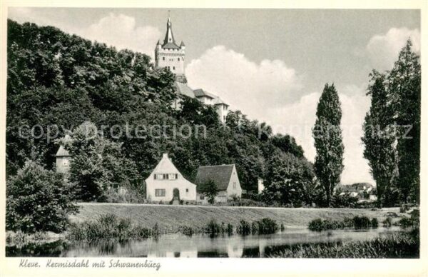 Cleve Kleve Bad Kermisdahl mit Schwanenburg