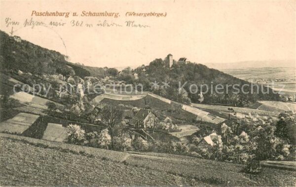 Rinteln Paschenburg und Schaumburg im Wesergebirge
