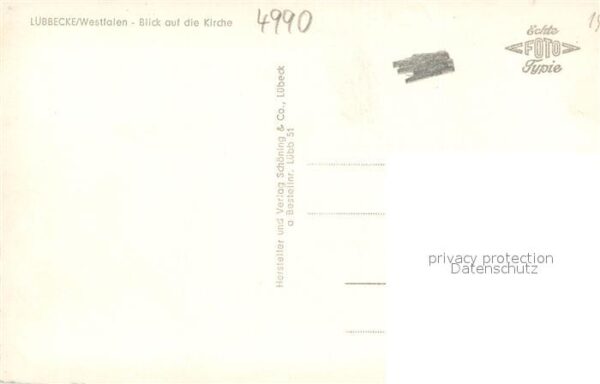 Luebbecke Westfalen Blick auf die Kirche – Bild 2