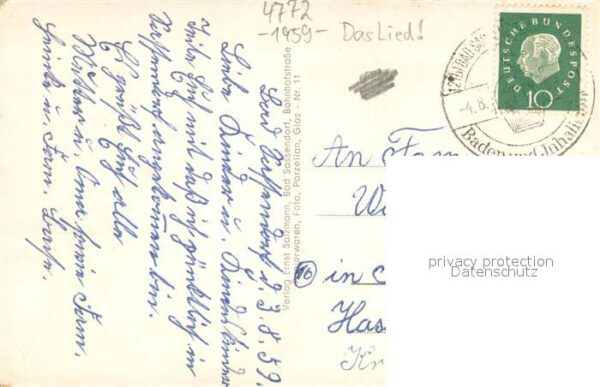 Bad Sassendorf Sassendorfer Lied – Bild 2