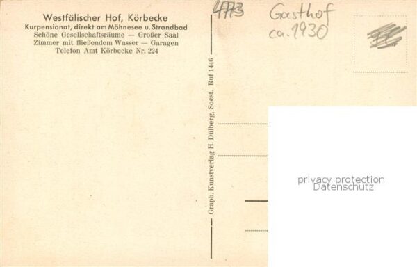 Koerbecke Moehnesee Westfaelischer Hof Aussenansicht – Bild 2