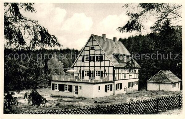 Koerbecke Moehnesee Schullandheim Fachwerkhaus