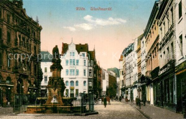 Koeln Rhein Waidmarkt