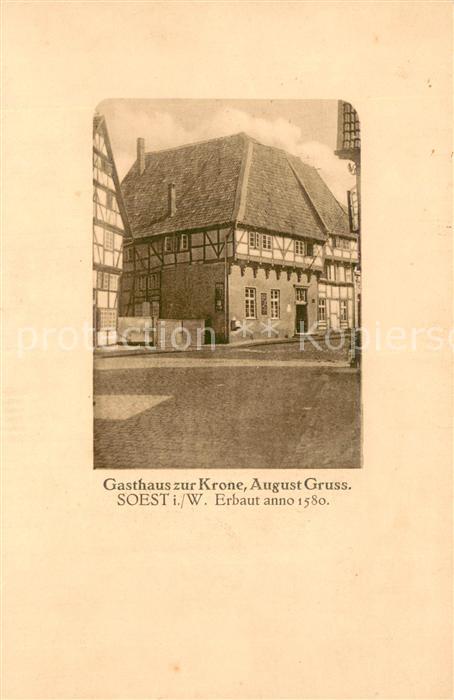 Soest DE NRW Gasthaus Zur Krone Aussenansicht