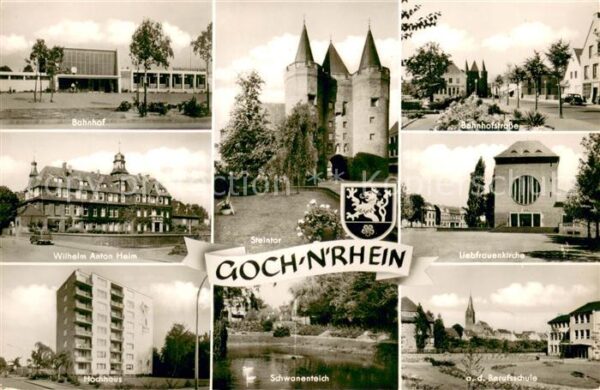 Goch Steintor Liebfrauenkirche Bahnhof Wilhelm-Anton-Heim Schwanenteich