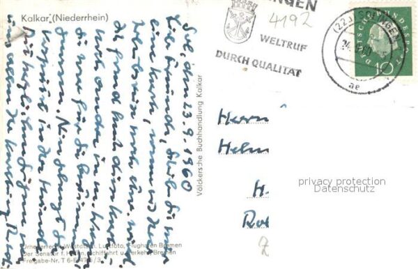 Kalkar Niederrhein Fliegeraufnahme Kirche – Bild 2