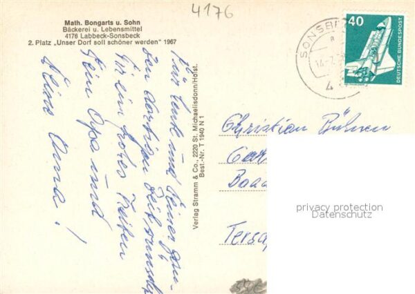 Labbeck Math. Bongarts u. Sohn Baeckerei u. Lebensmittel – Bild 2