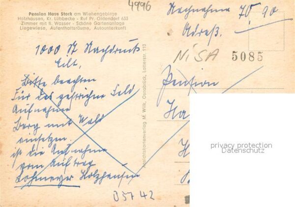 Holzhausen Luebbecke Pension Haus Stork Innen und Aussen – Bild 2