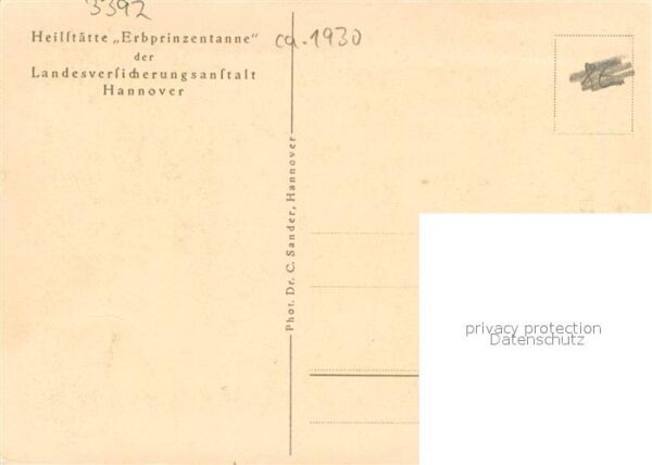 Clausthal-Zellerfeld Heilstaette Erbprinzentanne – Bild 2