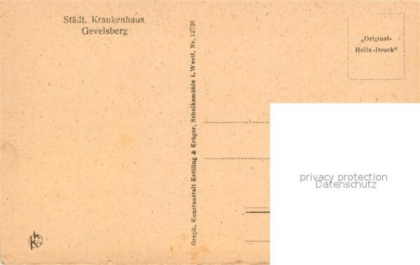 Gevelsberg Staedt. Krankenhaus Gesamtansicht – Bild 2