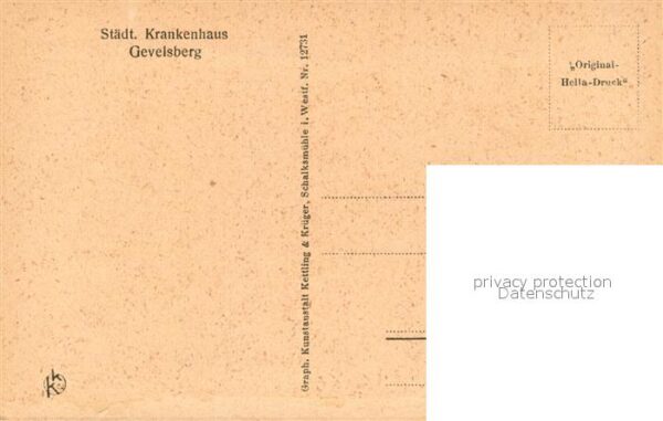 Gevelsberg Staedt. Krankenhaus Speisezimmer d. Schwestern – Bild 2