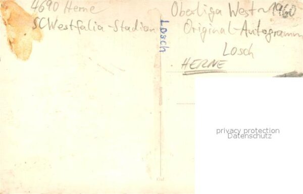 Herne Westfalen Losch Portrait SC Westfalia Herne – Bild 2