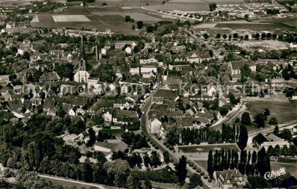 Werne Muenster Westfalen Fliegeraufnahme