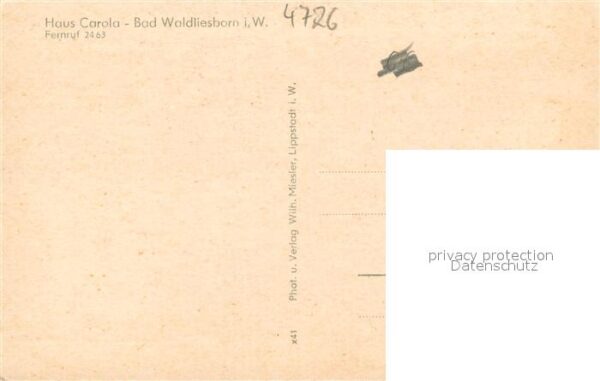 Bad Waldliesborn Haus Carola Gastraeume Zimmer – Bild 2