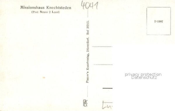 Knechtsteden Missionshaus Knechsteden Fliegeraufnahme – Bild 2