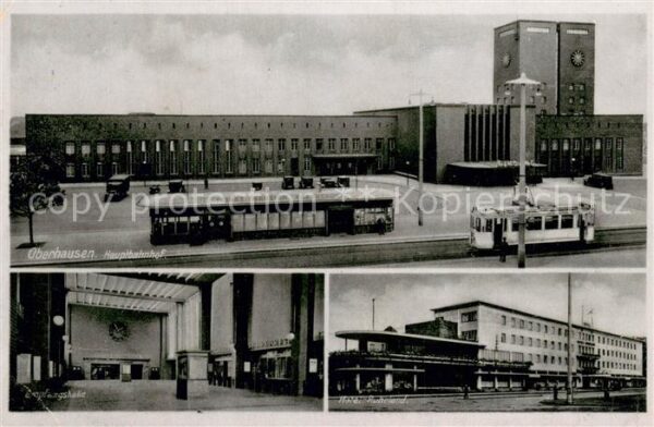 Oberhausen Hauptbahnhof Emfangshalle Hotel Ruhrland