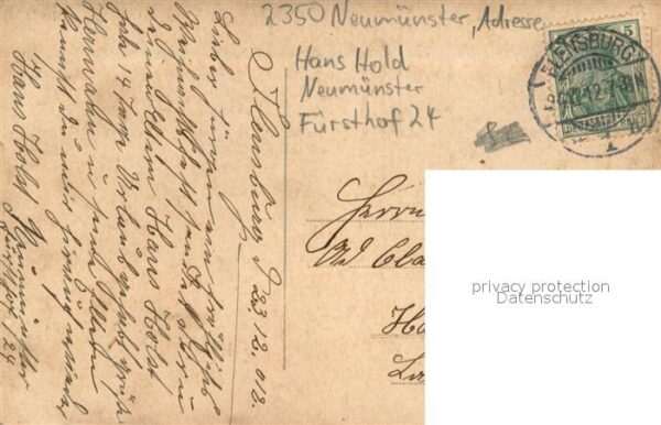 Neumuenster  Schleswig-Holstein Hans Hold Portrait – Bild 2