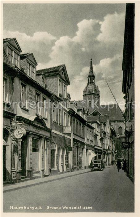 Naumburg  Saale Grosse Wenzelstrasse