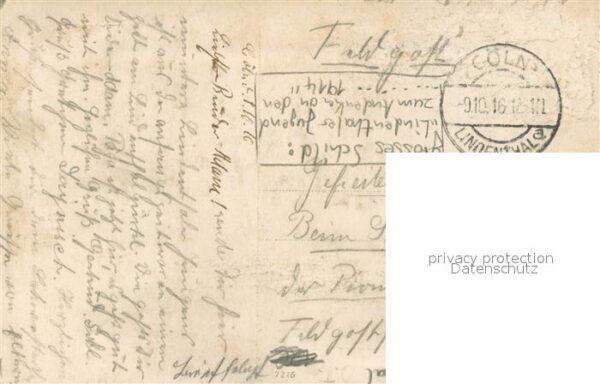 Lindenthal Koeln Lindenthaler Jugend Gruppenaufnahme Feldpost – Bild 2