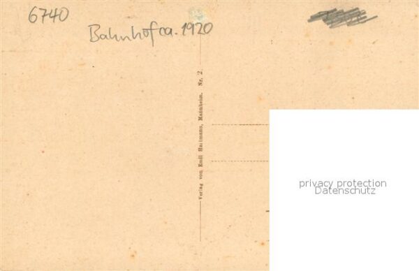Landau  Pfalz Hauptbahnhof Pferdekutsche – Bild 2
