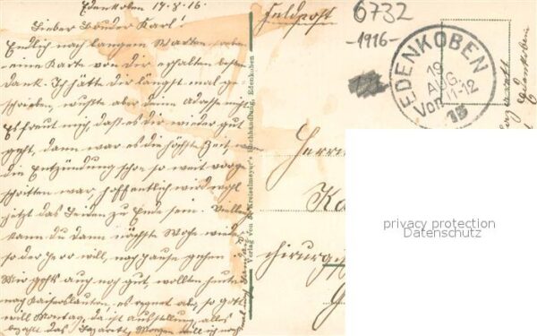 Weyher Pfalz Ortsansicht Feldpost – Bild 2