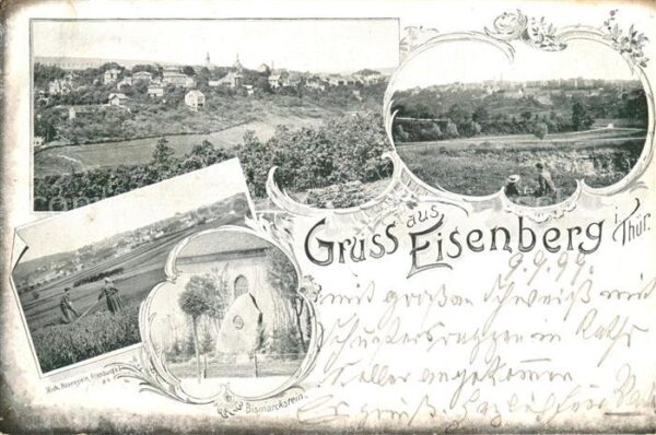 Eisenberg Thueringen Panorama Bismarckstein