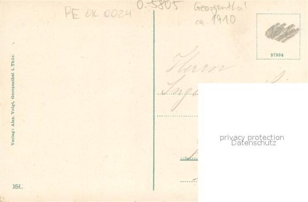 Bad Georgenthal Gotha Hauptstrasse und St Georgenplatz – Bild 2