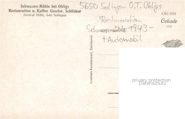 Ohligs Schwanen Muehle Restauration und Kaffee Schlicker – Bild 2