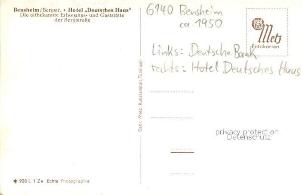 Bensheim Bergstrasse Hotel Deutsches Haus – Bild 2