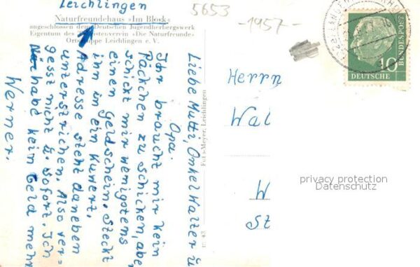 Leichlingen Rheinland Naturfreundehaus Im Block – Bild 2