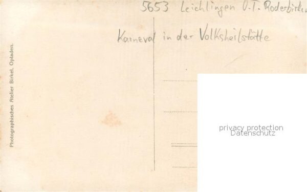Roderbirken Gruppenphoto Karneval in der Volksheilstaette – Bild 2