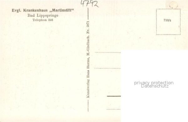 Bad Lippspringe Evgl. Krankenhaus Martinstift Speisesaal – Bild 2