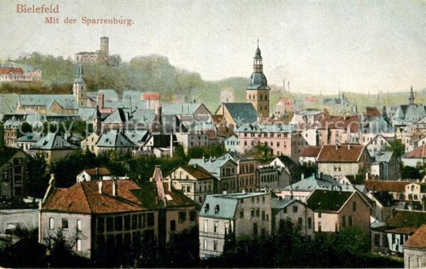 Bielefeld Stadt mit Sparrenburg