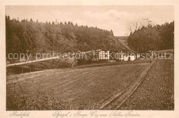 Bielefeld Weg zum Stillen Frieden Spiegels Berge