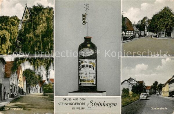 Steinhagen Westfalen Bielefelderstrasse Quellenstrasse Am Kirchplatz Ehrenmal