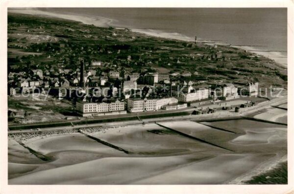 Borkum Fliegeraufnahme Strand