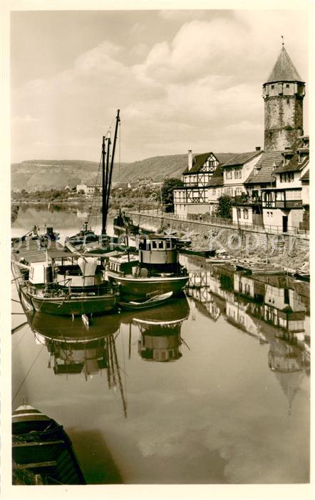 Wertheim Main Partie an der Tauber Anlegestelle