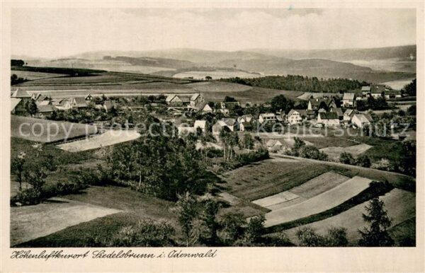 Wald-Michelbach Siedelsbrunn im Odenwald Gesamtansicht