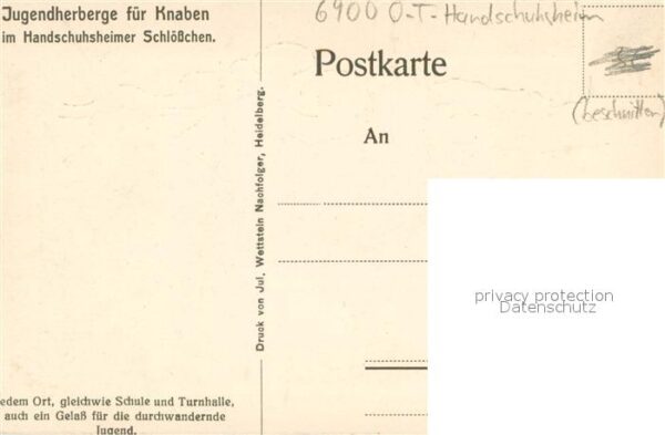 Handschuhsheim Jugendherberge fuer Knaben – Bild 2