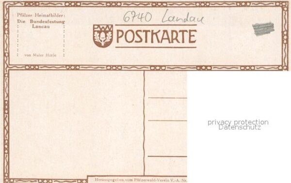 Landau Pfalz Gesamtansicht Die Bundesfestung Landau – Bild 2
