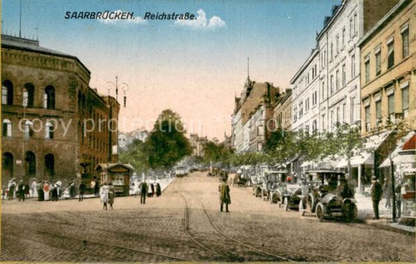 Saarbruecken Reichstrasse Automobile