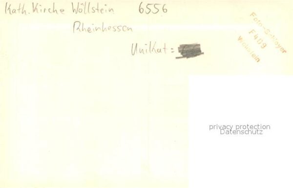 Woellstein Rheinhessen Kath. Kirche Aussenansicht – Bild 2