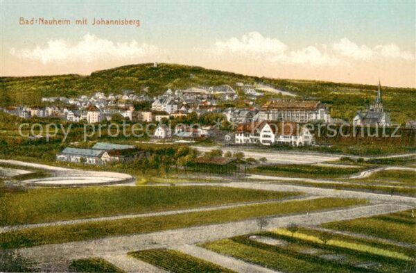 Bad Nauheim Gesamtansicht mit Johannisberg
