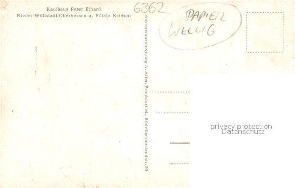 Nieder Woellstadt Kaufhaus Peter Erhard – Bild 2
