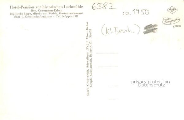 Koeppern Taunus Hotel-Pension Zur historischen Lochmuehle – Bild 2