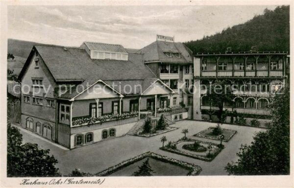 Schmitten Taunus Kurhaus Ochs Gartenseite