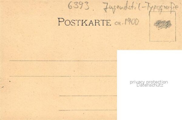 Saalburg Taunus Jugendstil-Typografie Porta Decumana – Bild 2
